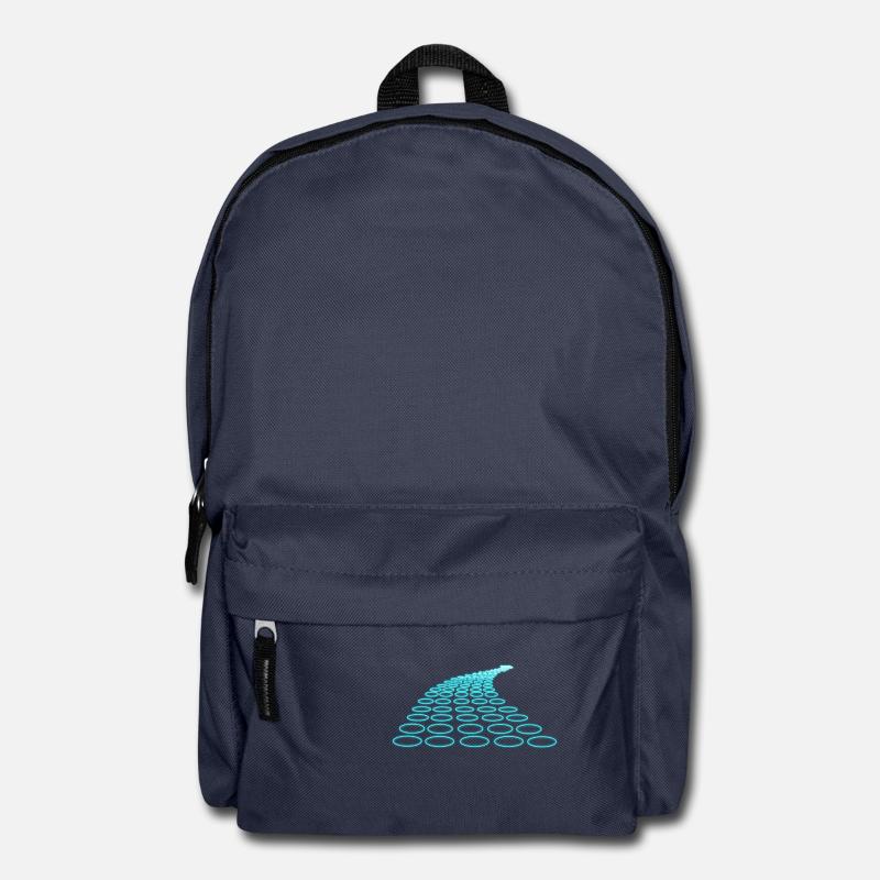 abstrakte punkte - Rucksack - Navy