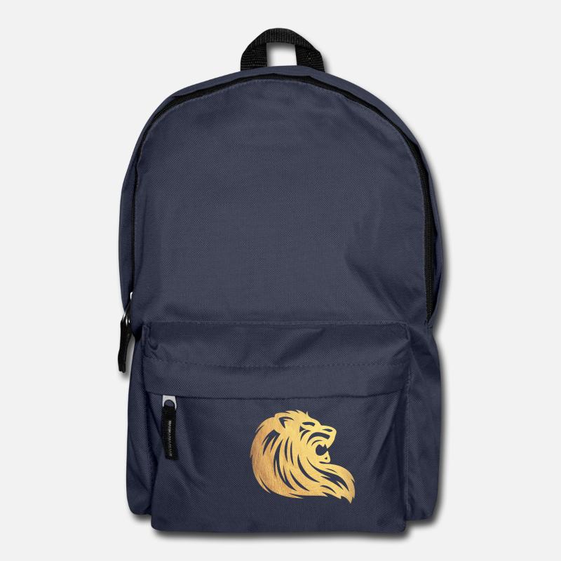 Goldener Löwe - Rucksack - Navy