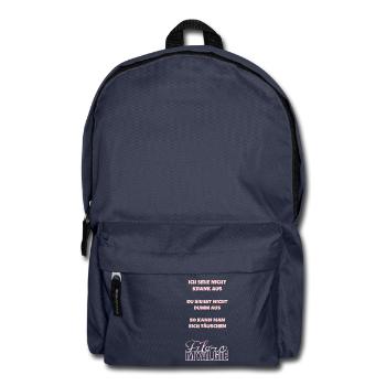 So kann man sich täuschen. Fibromyalgie. Geschenk. - Rucksack - Navy - Vorne