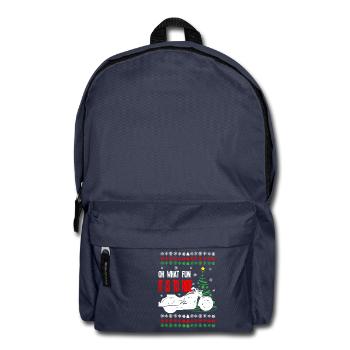 Xmas Christmas Weihnachten Geschenk gift new cheap - Rucksack - Navy - Vorne