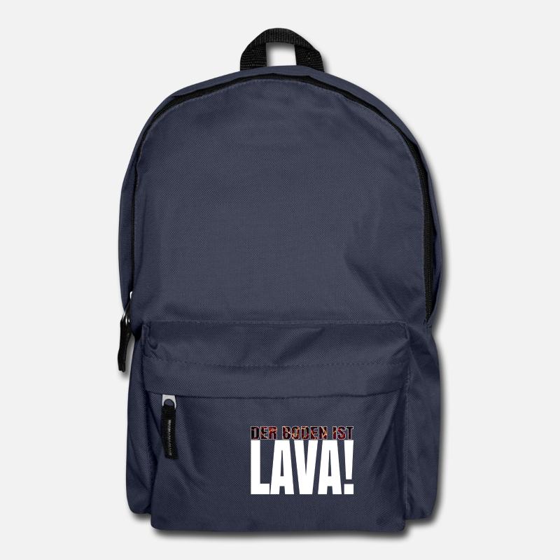 DER BODEN IST LAVA als Geschenk - Rucksack - Navy
