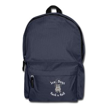 Chien dogue sort gît Wuff sexe rütters chien amoureux - Sac à dos - bleu marine - Devant