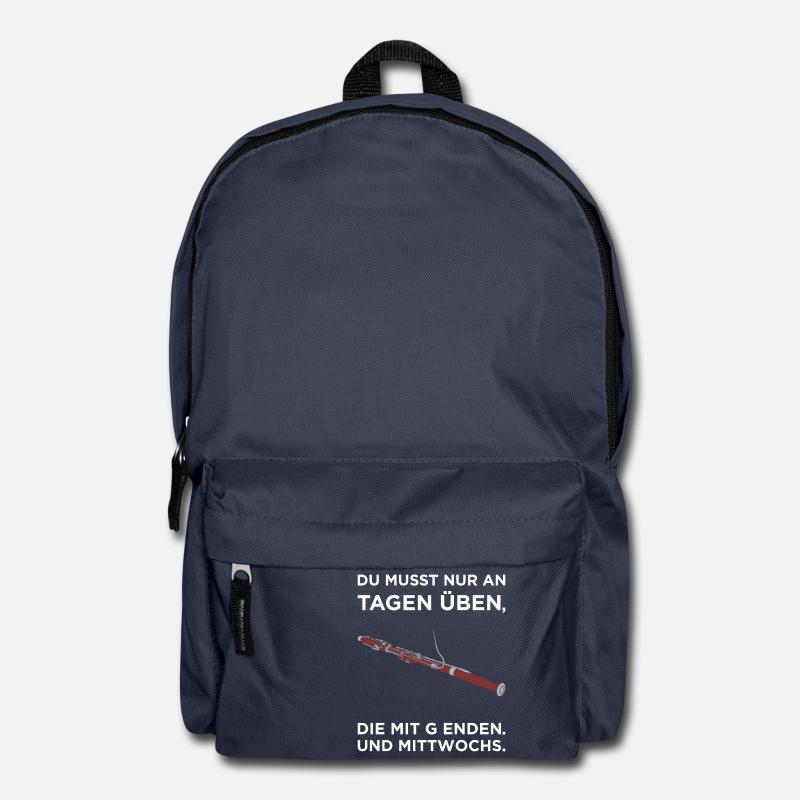 You only need to practice on the days that end - Rucksack - Navy
