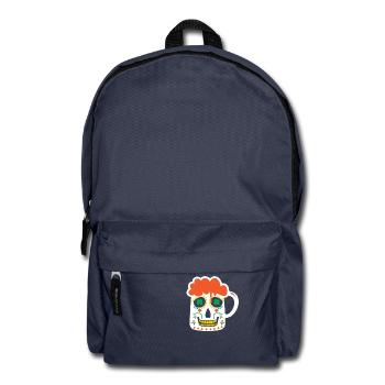 Zuckerschädel-Bierkrug St Patrick Tag Iren - Rucksack - Navy - Vorne