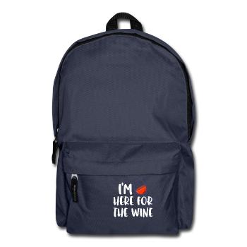 Je suis ici pour le vin - Funny Jewish Pessa'h - Sac à dos - bleu marine - Devant