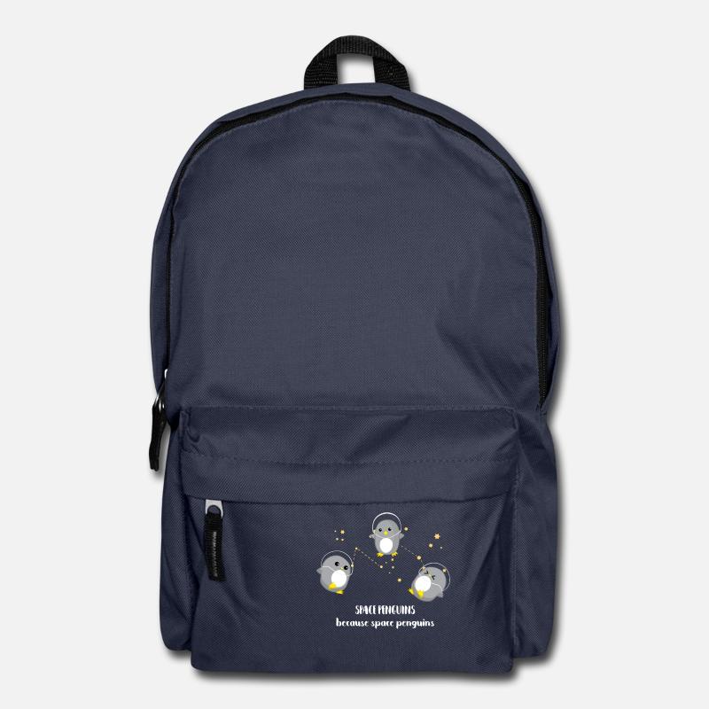 Penguin - Universe - Gift - Sweet - Penguins - Backpack - navy
