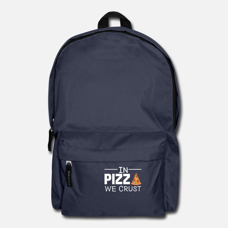 Dans Pizza Nous Crust Pizza sort cadeau - Sac à dos - bleu marine