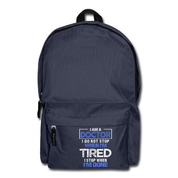 Doctor Gift Doctor Medicine Studying Doctors - Backpack - navy - Front