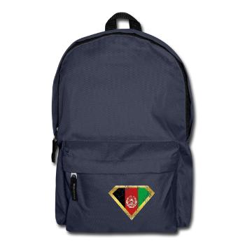 Superhero held herkunft flagge Afghanistan png - Rucksack - Navy - Vorne