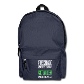 St. Gallen Fußball Fan Shirt - Rucksack - Navy - Vorne