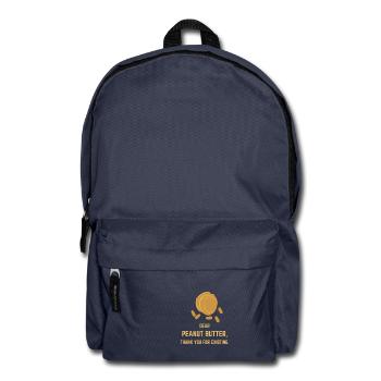 DEAR PEAUNUT BUTTER, THANK YOU FOR EXISTING - Rucksack - Navy - Vorne