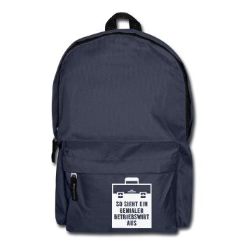 Betriebswirte sind genial - Rucksack - Navy - Vorne