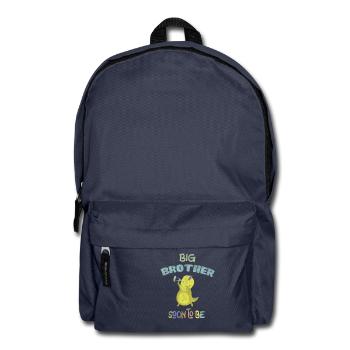 Pregnancy Announcement Big Brother DinoDab - Backpack - navy - Front