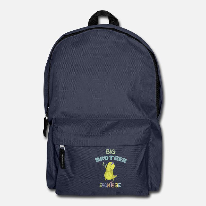 Pregnancy Announcement Big Brother DinoDab - Backpack - navy