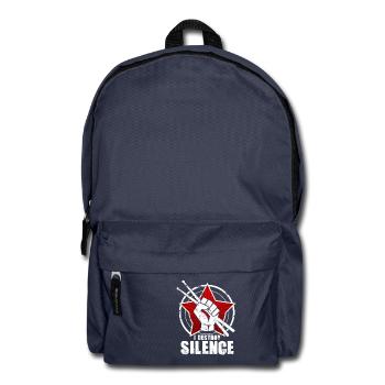 Drummer Schlagzeuger Schlagzeug Geschenk - Rucksack - Navy - Vorne