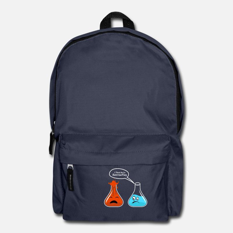 Je pense que vous surexploitez la chimie physique Nerd Geek - Sac à dos - bleu marine