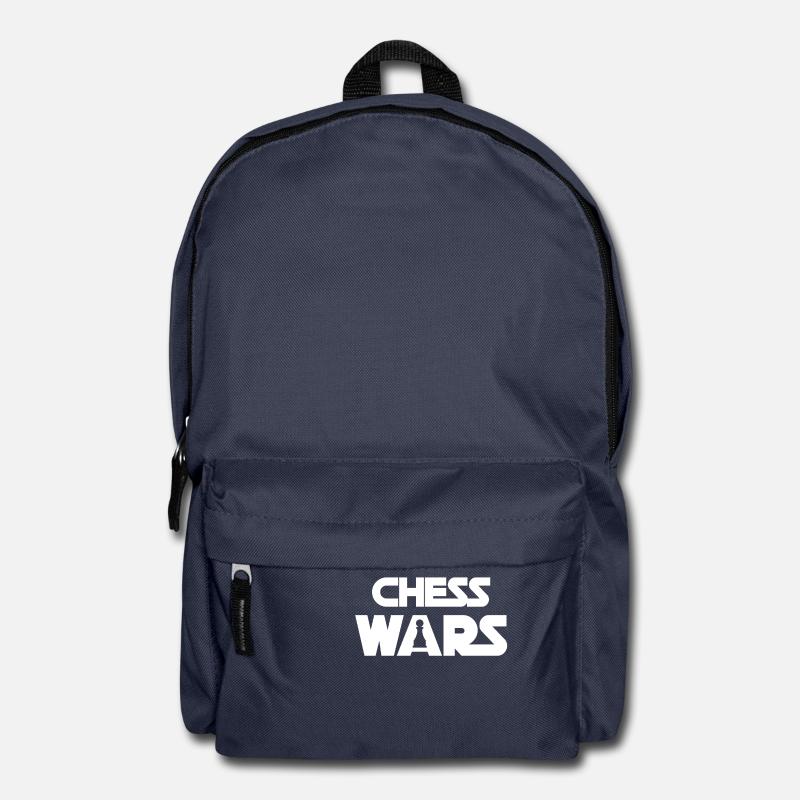 Schach - Schachspieler - Schachspiel - Geschenk - Rucksack - Navy