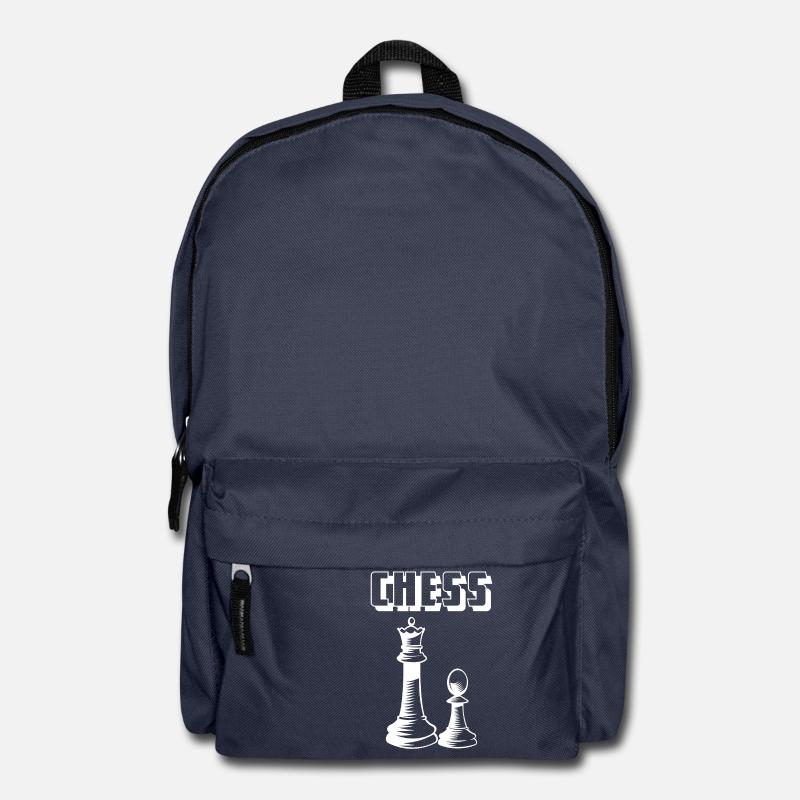 Echecs - Echecs - Echecs - Jeu - Sac à dos - bleu marine