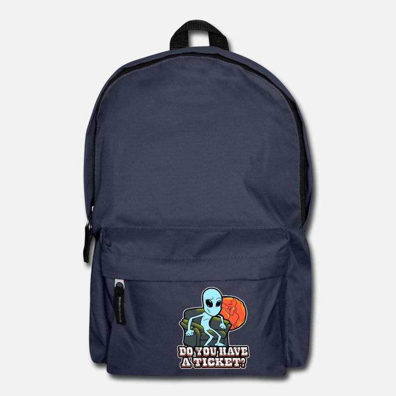Do you have a ticket alien - Rucksack - Navy