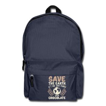 Schokolade - Rucksack - Navy - Vorne