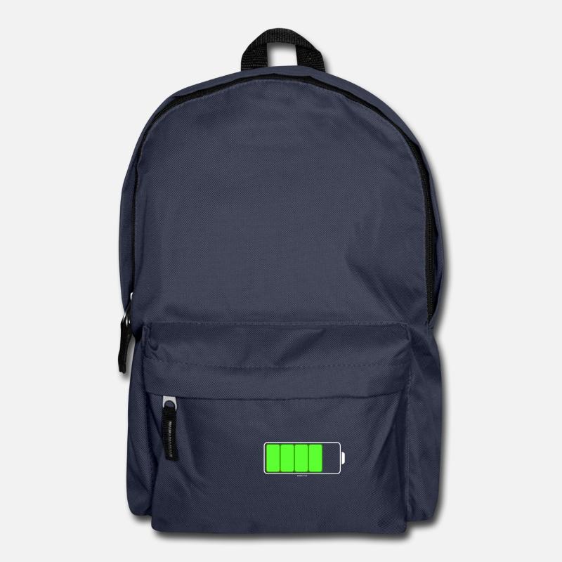 Batterie Mutter Kind Partnerlook Geschenk - Rucksack - Navy