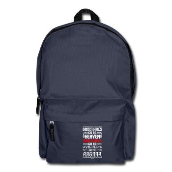 Vikinger Frau Walhalla Odin - Rucksack - Navy - Vorne