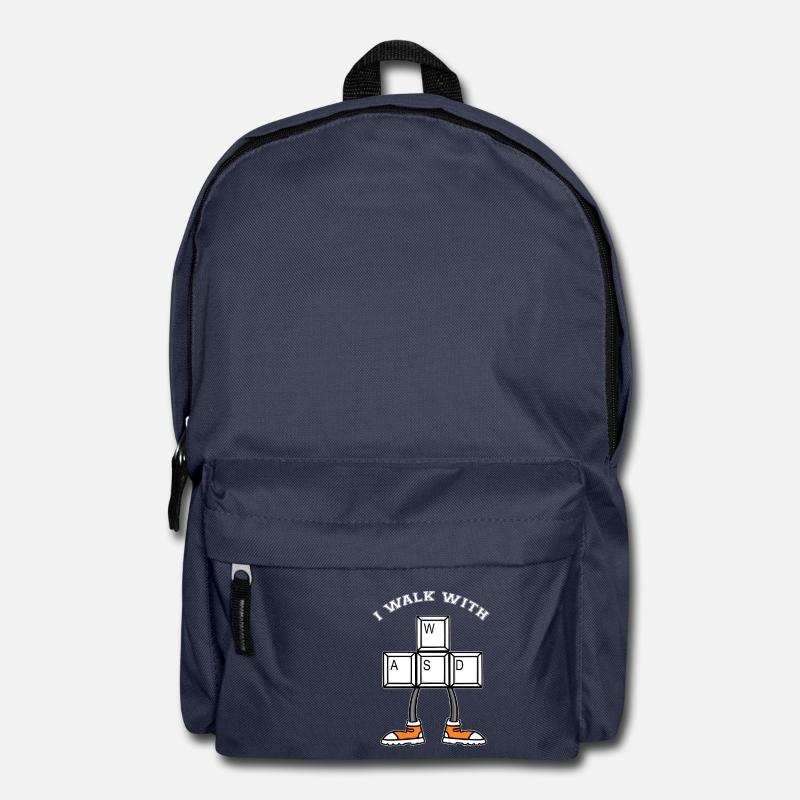 I WALK WITH WASD - Walking - Running - Backpack - navy