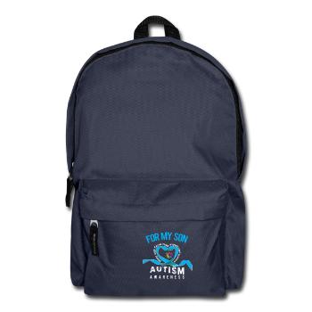 For my son: Autism Awareness - Backpack - navy - Front