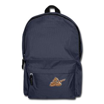 Dabbing dab danse merde merde émoticône cadeau - Sac à dos - bleu marine - Devant