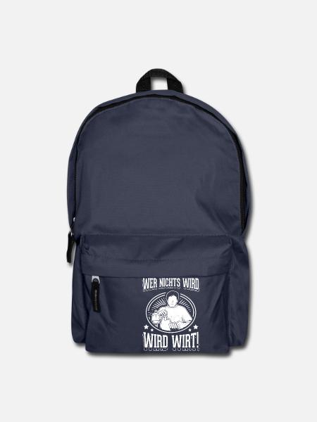 Wirt, Wirtschaft, Gaststätte - Rucksack - Navy