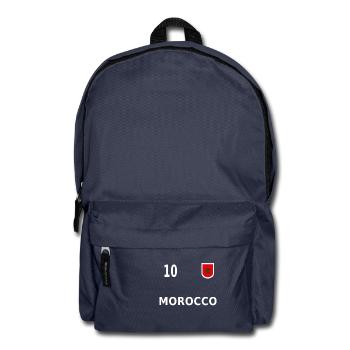 Maillot de football marocain 2018 numéro 10 - Sac à dos - bleu marine - Devant