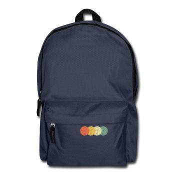 Volleyball 70s retro look - Backpack - navy - Front
