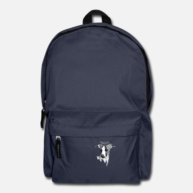 Whippet dog pet cool gift - Backpack - navy