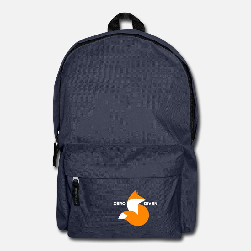 Jeu de mots - Zero Fox Given - Cadeau - Sac à dos - bleu marine