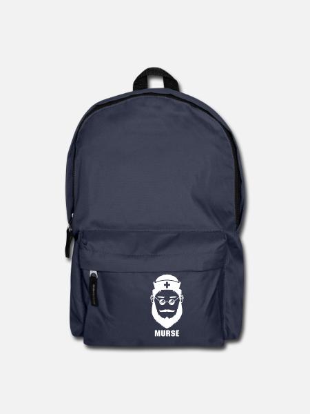 Krankenpfleger - "Male Nurse = MURSE" - Geschenk - Rucksack - Navy
