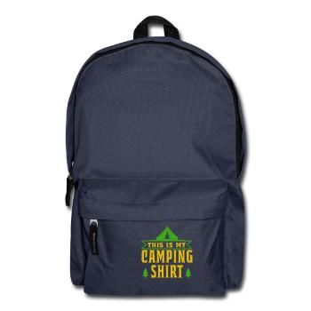 Shirt Camping Camper Camping Gift - Backpack - navy - Front