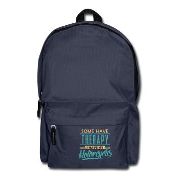 Motorrad Spruch Cross Cruiser Racer - Rucksack - Navy - Vorne