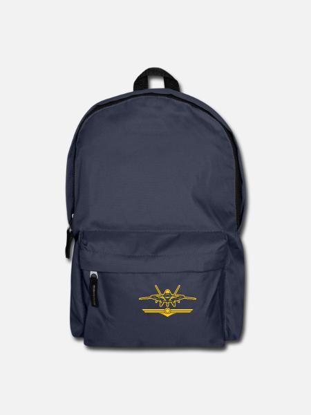 Pilot Kampfjet Militär Düsenjet Jäger - Rucksack - Navy