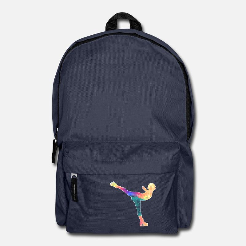 Eiskunstläuferin / Eiskunstläufer / Eiskunstlauf - Rucksack - Navy