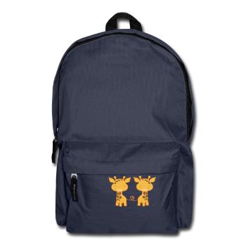 Giraffe - Giraffes - Giraffe fan - Giraffe love - Backpack - navy - Front