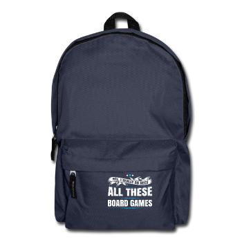 Oui, j'ai vraiment besoin de tous ces cadeaux de jeux de société - Sac à dos - bleu marine - Devant