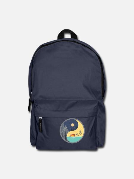 Yin Yang / Tag und Nacht - Rucksack - Navy