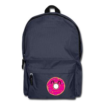 Donut mit Loch und Streuseln - Rucksack - Navy - Vorne