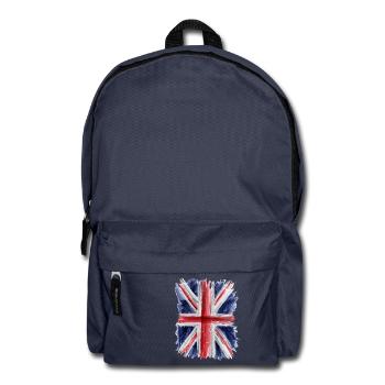 Britische Flagge - Rucksack - Navy - Vorne