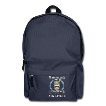 Bayern Bayrisch lustig Heimat Geschenk Geburtstag - Rucksack - Navy - Vorne