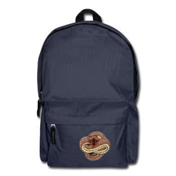 Snake Snake Tattoo - Backpack - navy - Front