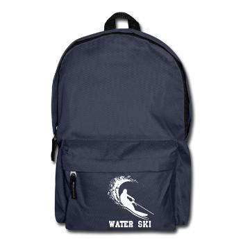 Wasserski Hobby schönes cooles Geschenk - Rucksack - Navy - Vorne