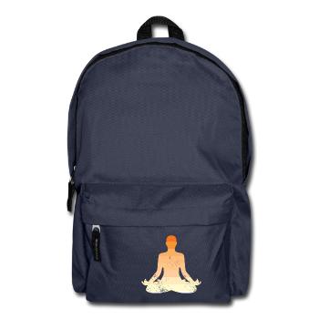 Yoga Meditation Pilates Wellness Spirit - Backpack - navy - Front