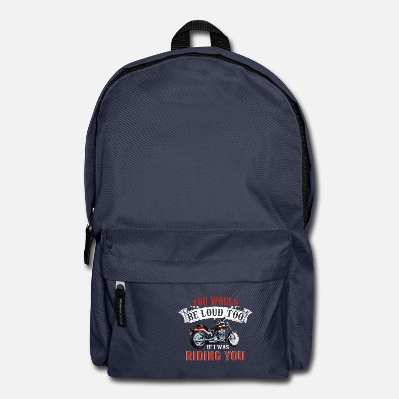 Biker motorcycle - Backpack - navy