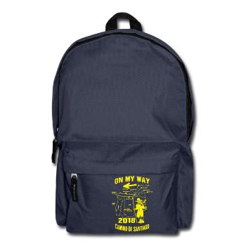 Pilgrim Way of St. James 2018 Camino de Santiago Route Route - Backpack - navy - Front